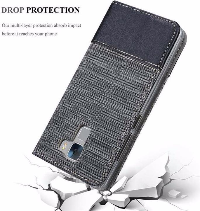 Produktbild Cadorabo Book Jeans Optik Cover (Honor 7)