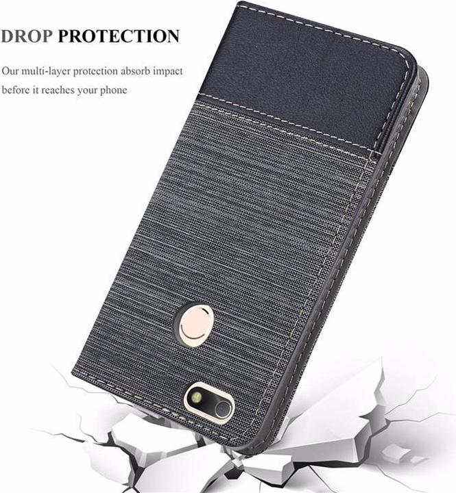 Image du produit Cadorabo Couverture look jeans Book (Huawei Enjoy 7)