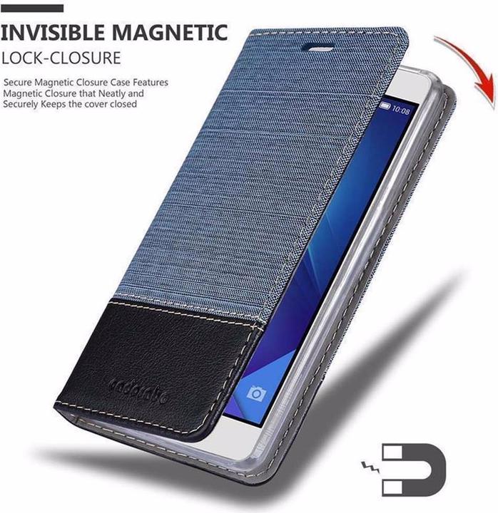 Produktbild Cadorabo Book Jeans Optik Cover (Honor 7)