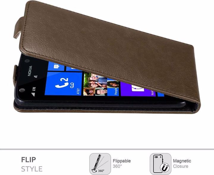 Actual product image Cadorabo Flip like Invisible Cover (Nokia Lumia 925)