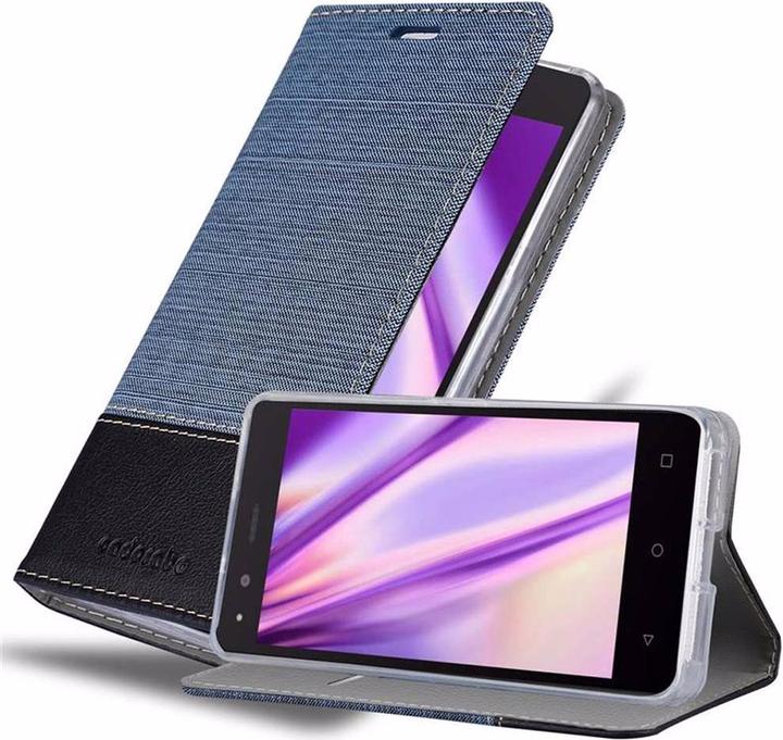 Image du produit Cadorabo Couverture look jeans Book (BQ Aquaris M5)