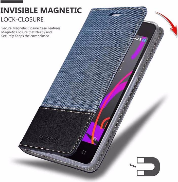 Image du produit Cadorabo Couverture look jeans Book (BQ Aquaris M5)