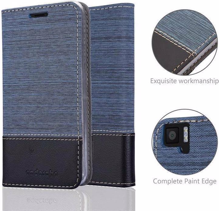 Image du produit Cadorabo Couverture look jeans Book (BQ Aquaris M5)