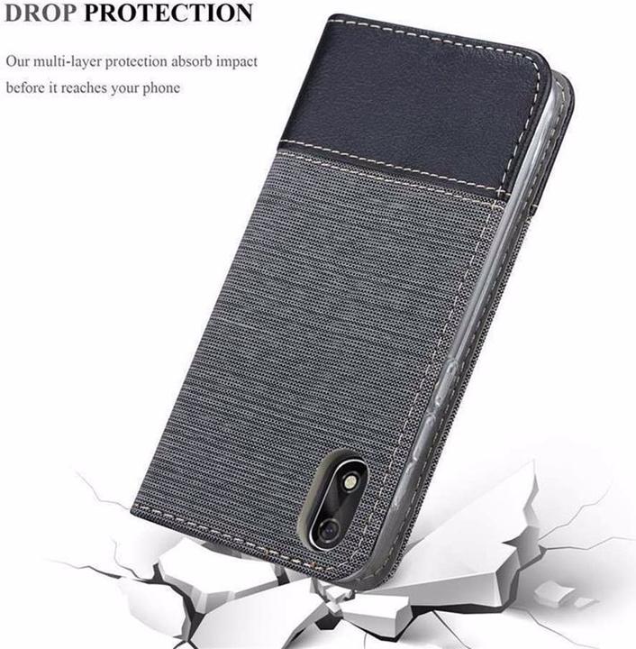 Actual product image Cadorabo Book Jeans Optics Cover (Samsung Galaxy J3)