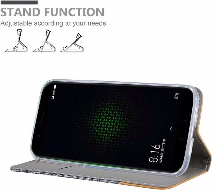 Productafbeelding Cadorabo Boek Jeans Optiek Cover (Xiaomi zwarte haai)