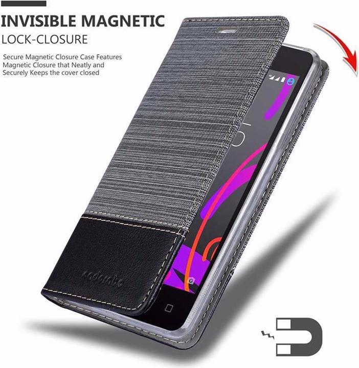 Productafbeelding Cadorabo Boek Jeans Optiek Cover (BQ Aquaris M5)