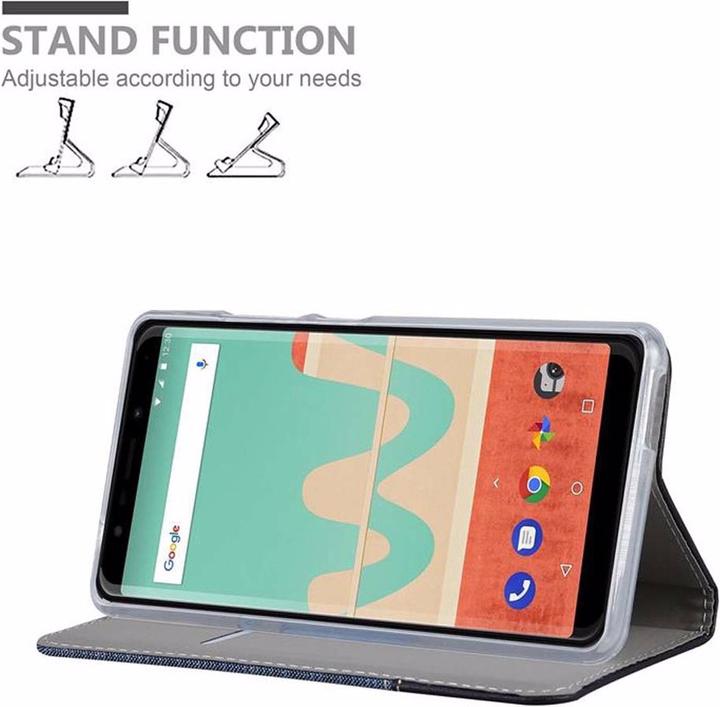 Productafbeelding Cadorabo Boek Jeans Optiek Cover (Wiko View Go)