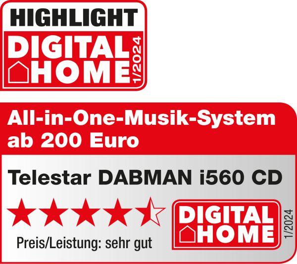 Produktbild Imperial Dabman i560 CD (FM, DAB+, UKW, Internetradio, Bluetooth, WLAN)