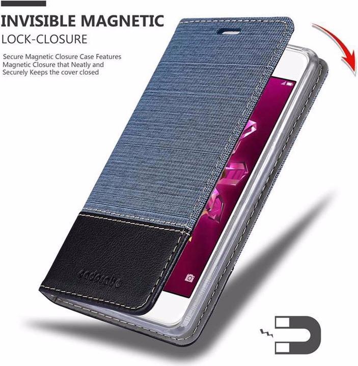 Actual product image Cadorabo Book Jeans Optics Cover (Huawei Enjoy 7)