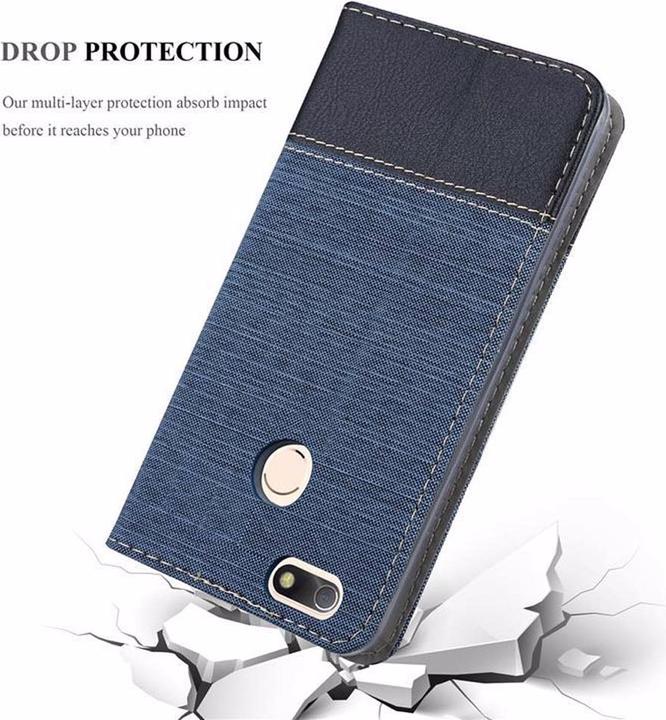 Actual product image Cadorabo Book Jeans Optics Cover (Huawei Enjoy 7)