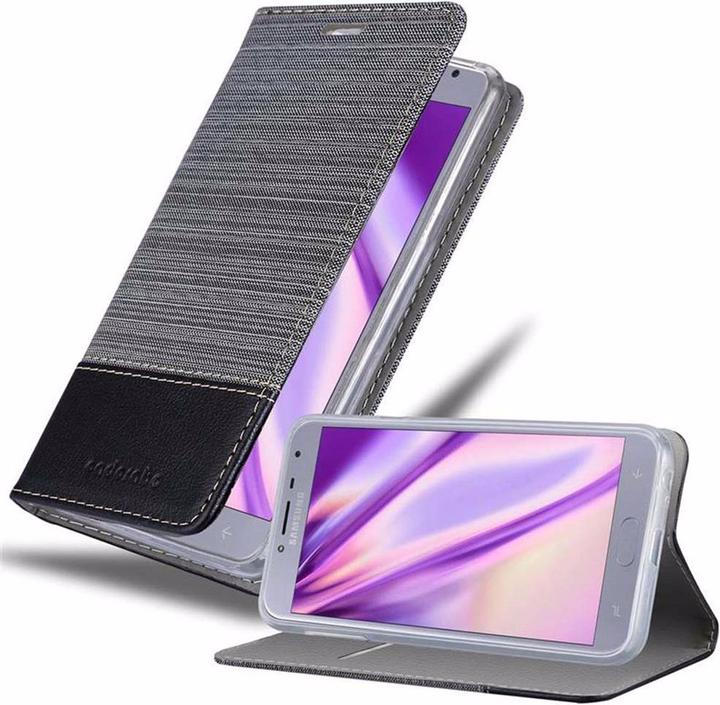 Produktbild Cadorabo Book Jeans Optik Cover (Samsung Galaxy J4 (2018))