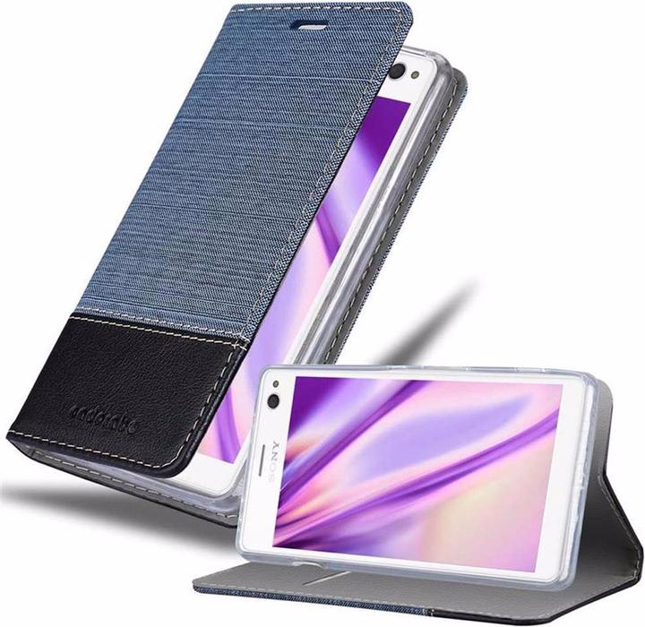 Image du produit Cadorabo Couverture look jeans Book (Sony Xperia C4)