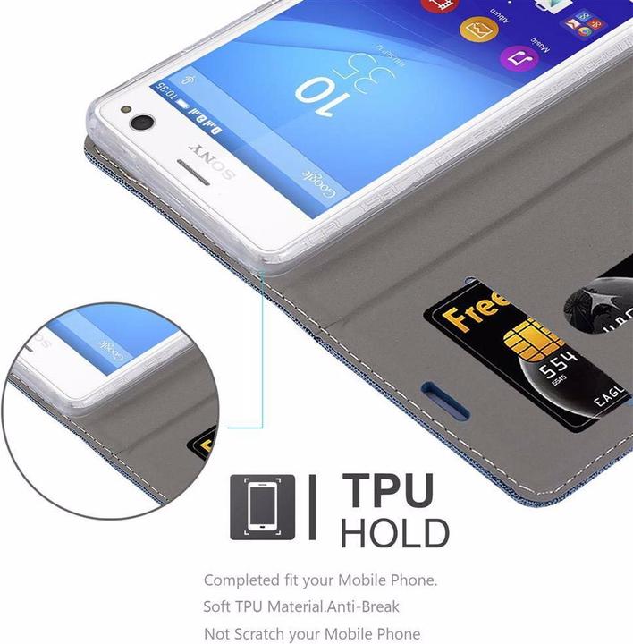 Image du produit Cadorabo Couverture look jeans Book (Sony Xperia C4)
