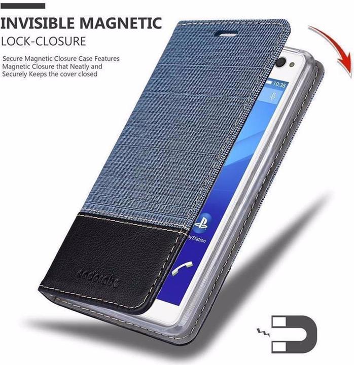 Image du produit Cadorabo Couverture look jeans Book (Sony Xperia C4)