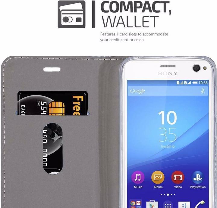 Image du produit Cadorabo Couverture look jeans Book (Sony Xperia C4)