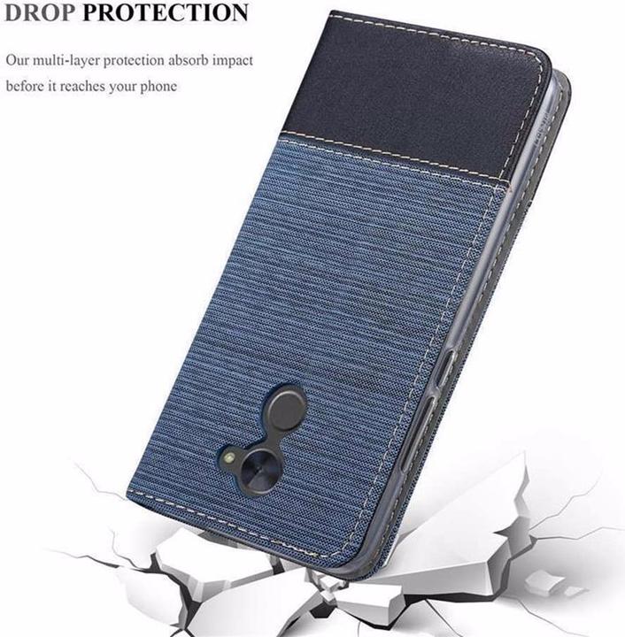 Produktbild Cadorabo Book Jeans Optik Cover (Huawei Enjoy 7 Plus)