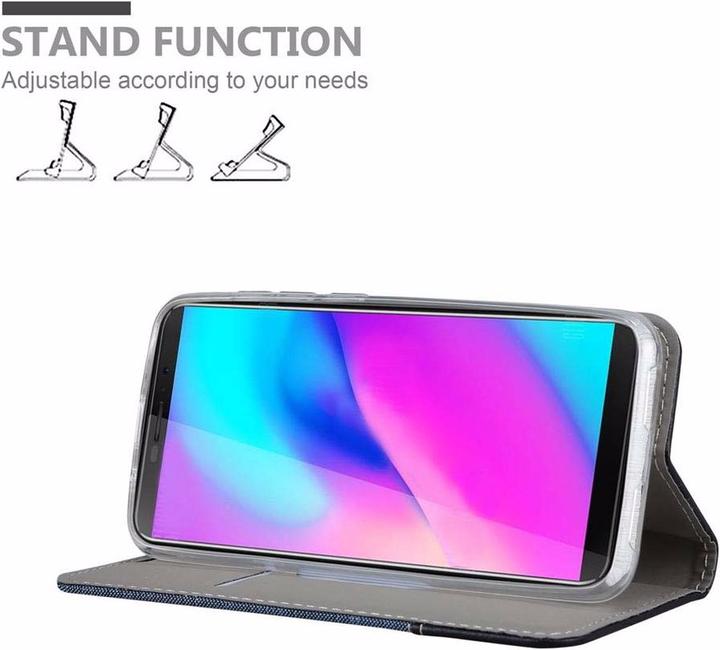 Produktbild Cadorabo Book Jeans Optik Cover (Samsung Galaxy J3)