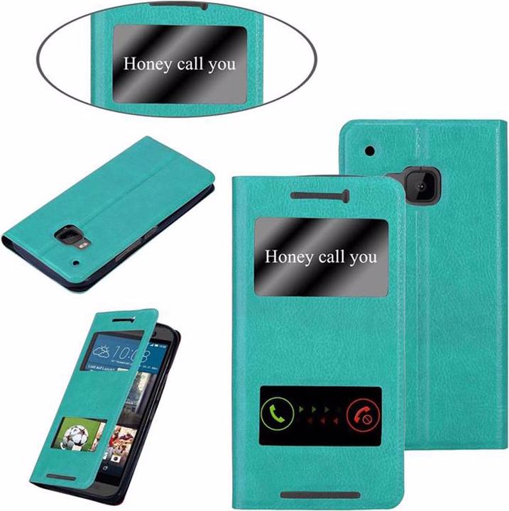Produktbild Cadorabo Book mit View Doppelfenster Cover (HTC One M9)