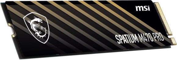 Image du produit MSI SSD SPATIUM M470 PRO PCIE 4.0 NVME M.2 2TB (2000 Go, M.2 2280)