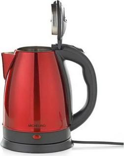 Michelino Wasserkocher 1,8 Liter Rot (1.80 l)