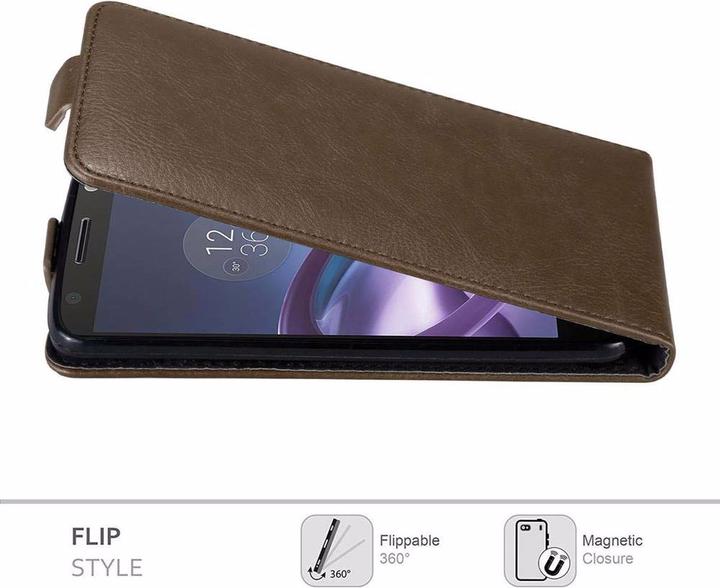 Actual product image Cadorabo Flip like Invisible Cover (Motorola Moto Z)