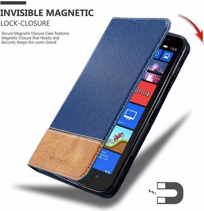 Productafbeelding Cadorabo Boek X Portemonnee Hoesje (Nokia Lumia 1320)