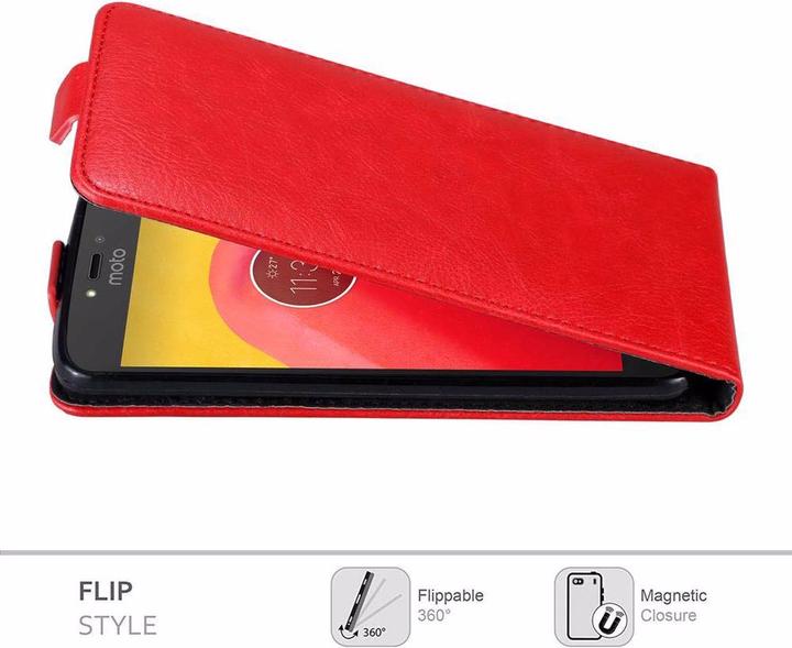 Actual product image Cadorabo Flip like Invisible Cover (Motorola Moto C)