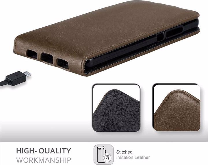 Actual product image Cadorabo Flip like Invisible Cover (Huawei P8 Lite)