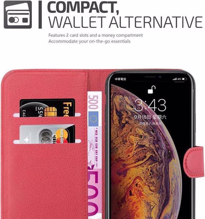 Produktbild Cadorabo Book mit Standfunktion Cover (Apple iPhone XS Max)