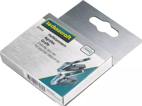 technocraft Agrafes 6 (2000 x)