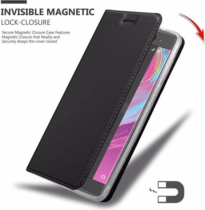 Actual product image Cadorabo Book Classy Style Cover (Sony Xperia XA)