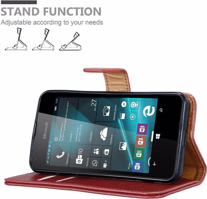 Productafbeelding Cadorabo Boek Luxe Omslag (Microsoft Lumia 550)