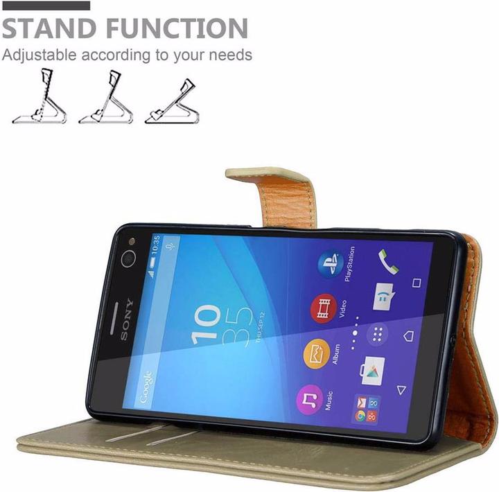 Actual product image Cadorabo Book Luxury Cover (Sony Xperia C4)