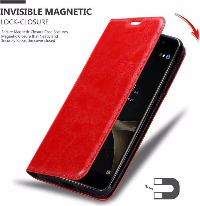 Actual product image Cadorabo Book Invisible Magnet Cover (ZTE Nubia N1 Lite)