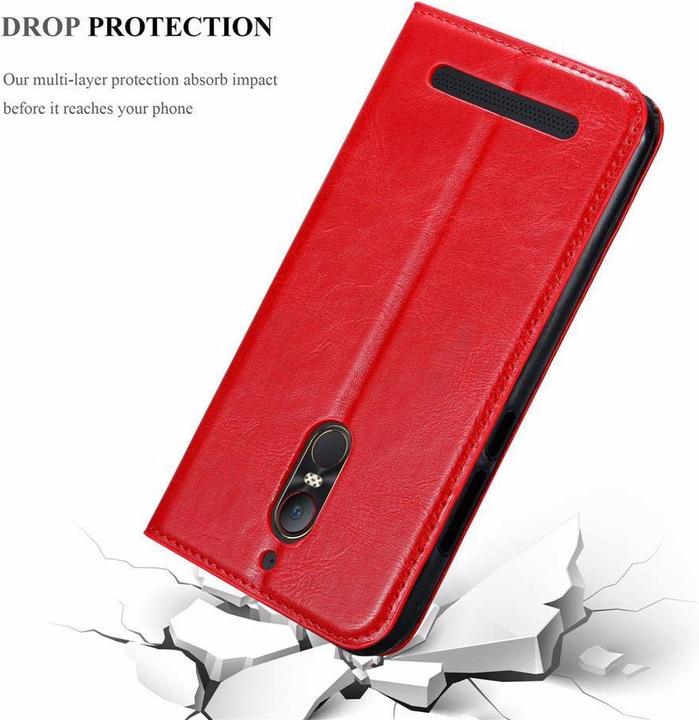 Actual product image Cadorabo Book Invisible Magnet Cover (ZTE Nubia N1 Lite)