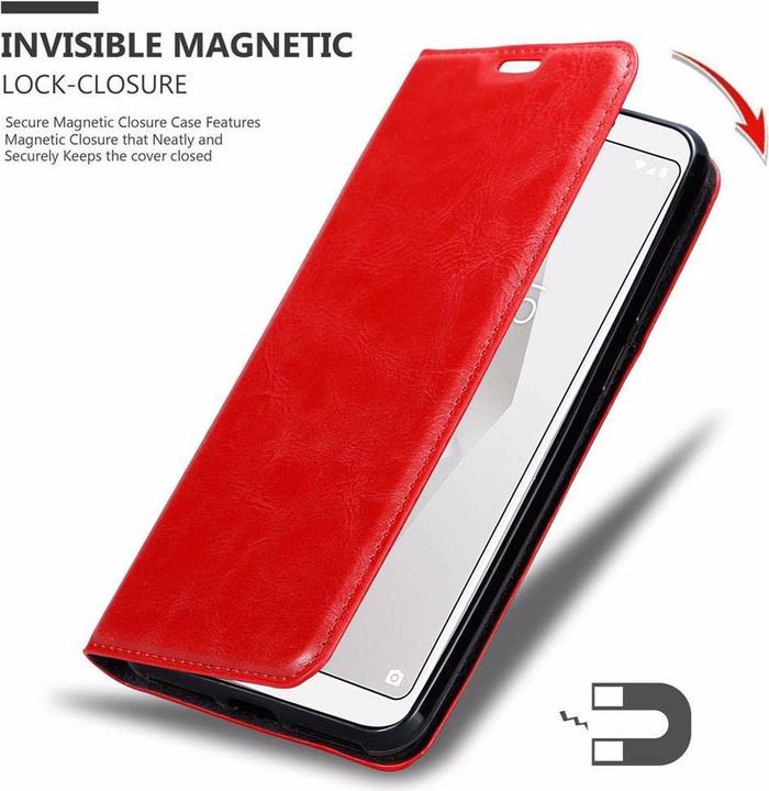 Immagine prodotto Cadorabo Copertina magnetica invisibile del libro (BQ Aquaris C)