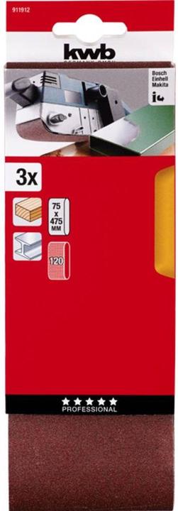Produktbild kwb Schleifband 75X457 K 120 (120)