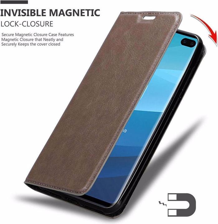 Image du produit Cadorabo Book Couverture magnétique invisible (Samsung Galaxy S10+)