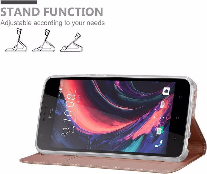 Produktbild Cadorabo Book Classy Style Cover (HTC Desire 10 Lifestyle, HTC Desire 825)