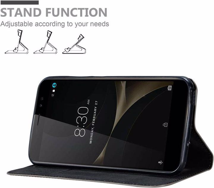 Actual product image Cadorabo Book Invisible Magnet Cover (ZTE Nubia N1 Lite)