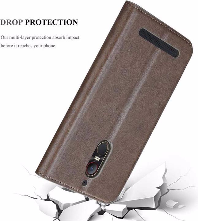 Actual product image Cadorabo Book Invisible Magnet Cover (ZTE Nubia N1 Lite)