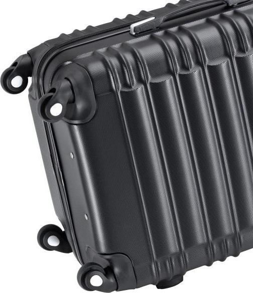 Produktbild Juskys Hartschalen Kofferset Rom (120 l, Handgepäck (bis 50l), M (50 - 90l), L (90 - 115l), XL (ab 115l))
