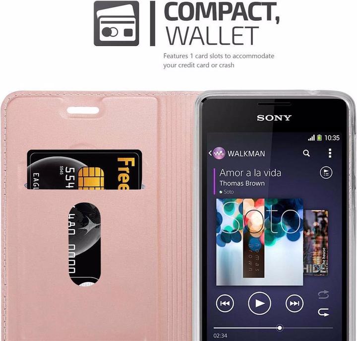 Image du produit Cadorabo Book Classy Style Cover (Sony Xperia E1)