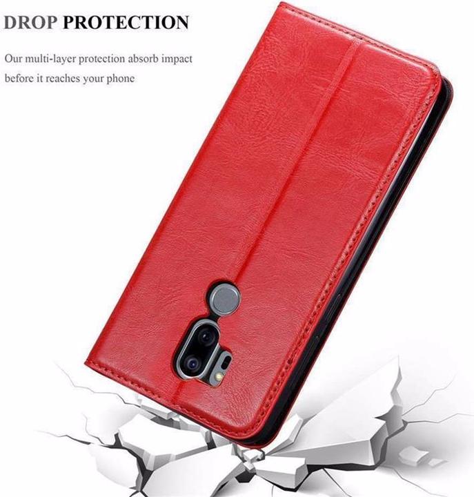 Actual product image Cadorabo Book Invisible Magnet Cover (G7 ThinQ)