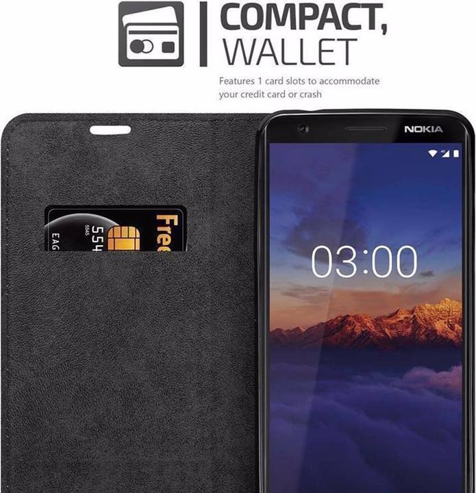 Produktbild Cadorabo Book Invisible Magnet Cover (Nokia 3.1)