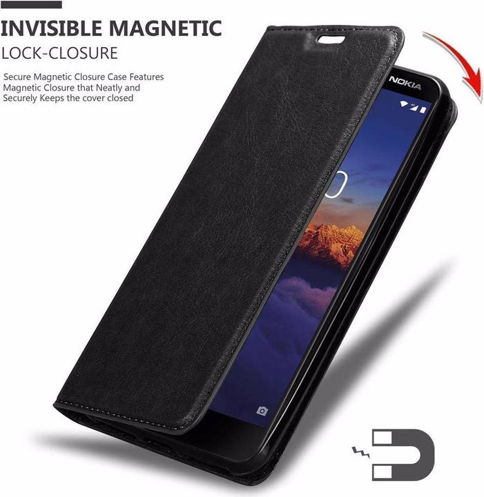 Produktbild Cadorabo Book Invisible Magnet Cover (Nokia 3.1)