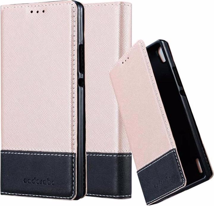 Productafbeelding Cadorabo Boek X Portemonnee Hoesje (Huawei Ascend P7)