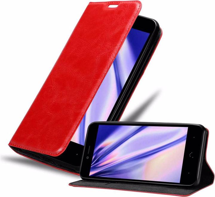 Actual product image Cadorabo Book Invisible Magnet Cover (BQ Aquaris U, BQ Aquaris U Lite)