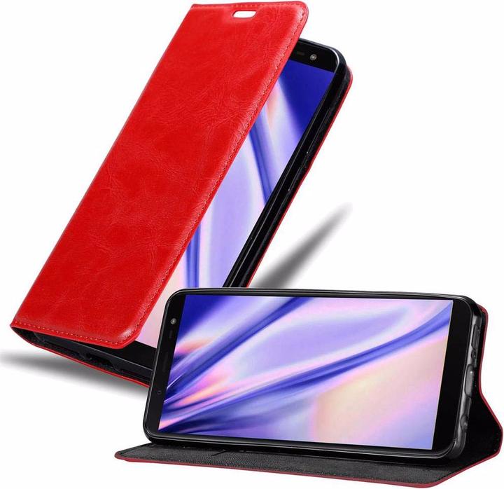 Actual product image Cadorabo Book Invisible Magnet Cover (Samsung Galaxy J6 (2018))