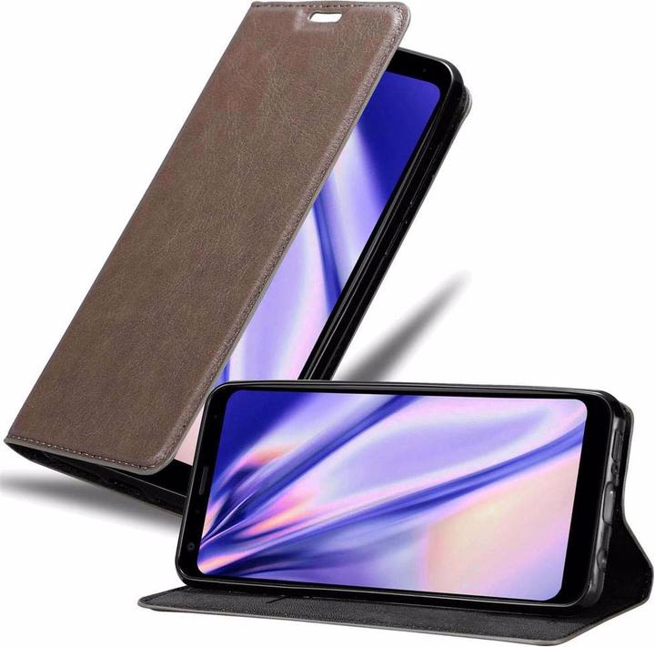 Actual product image Cadorabo Book Invisible Magnet Cover (LG Q7a)